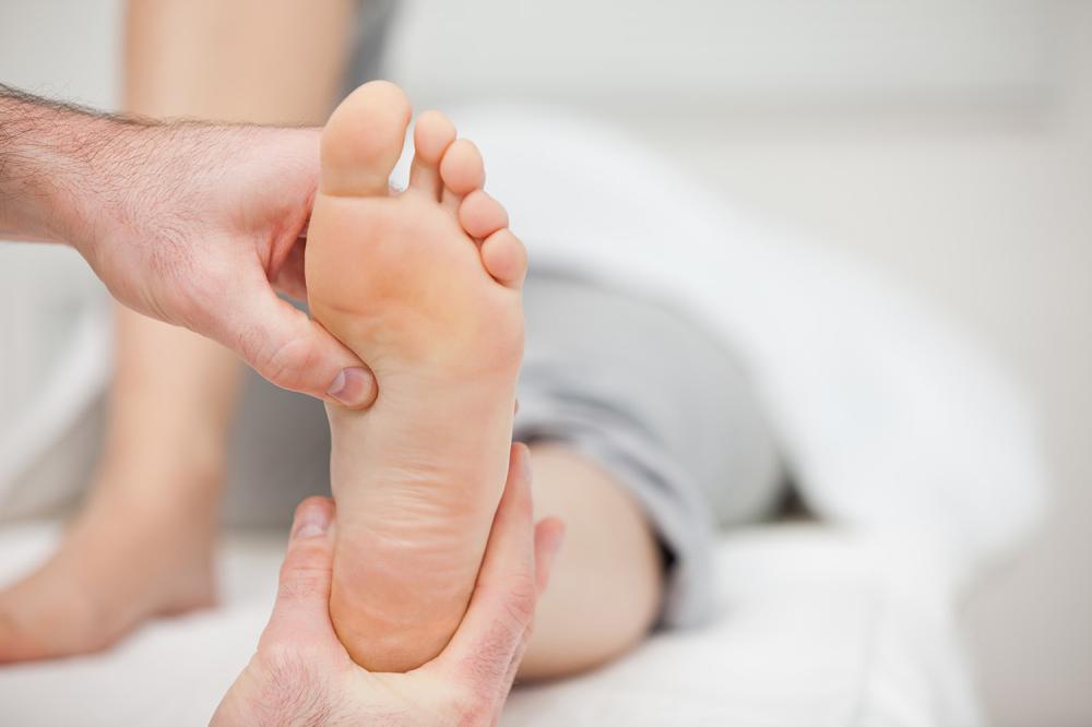 face plantaire du pied